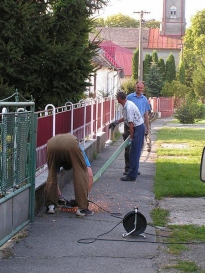 Demontáž linky miestneho rozhlasu