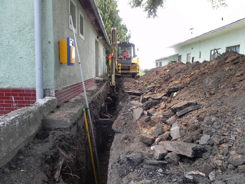 Napojenie OcÚ Žbince na kanalizáciu