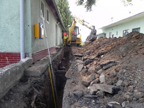 Napojenie OcÚ Žbince na kanalizáciu