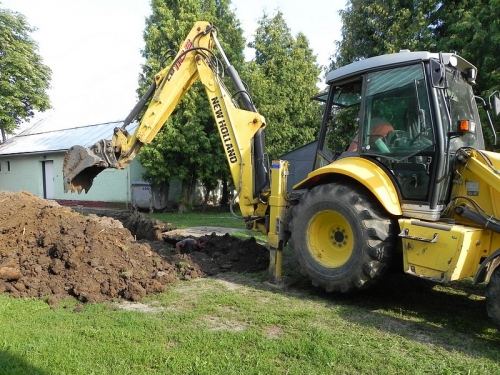 Napojenie OcÚ Žbince na kanalizáciu