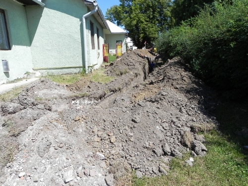 Napojenie OcÚ Žbince na kanalizáciu