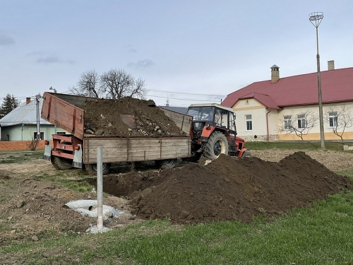 Terénne úpravy KD Žbince