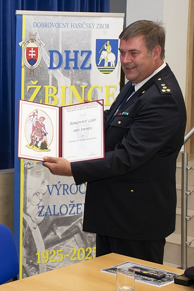 Oslavy 100. výročia založenia DHZ Žbince