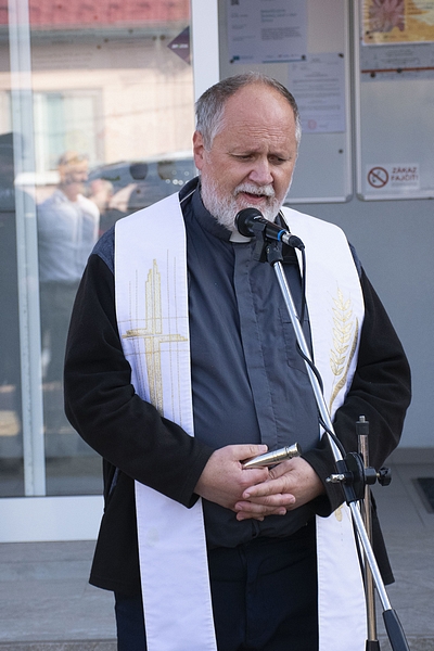 Odovzdávanie hasičskej techniky pre DHZ Žbince