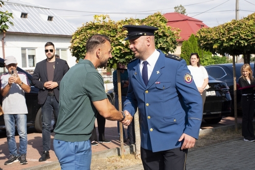 Odovzdávanie hasičskej techniky pre DHZ Žbince