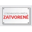 Úradné hodiny OcÚ Žbince - oznámenie